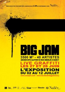 Big Jam Graffiti à Nancy du 27 juin au 12 juillet