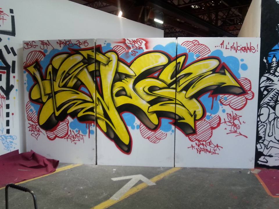 Graffiti Wild Style Snoz780 Hyperactivity Big Jam Nancy 2015