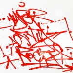 One Line, handstyle, tag "Hyperactivity Rocks"