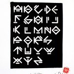 My Alphabet, sérigraphie d'art imprimée artisanalement par Hyperactivity en tirage limité à 10 exemplaires