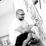 Photos de Vincent Zobler prises pendant la performance artistique d'Hyperactivity Rocks lors du festival graffiti Big Jam à Nancy 2015