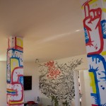 "Number 3", peinture murale, décoration d'appartement de particulier, par hyperactivity rocks