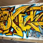 DJ Toxic (Kontakt Prod., Nancy) graffiti wild style par Hyperactivity Rocks 2016