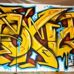 DJ Toxic (Kontakt Prod., Nancy) graffiti wild style par Hyperactivity Rocks 2016