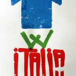 "Viva Italia" tirage limité de 7 estampes, sérigraphie artisanale, Hyperactivity Rocks 2016 