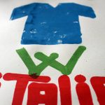 "Viva Italia" tirage limité de 7 estampes, sérigraphie artisanale, Hyperactivity Rocks 2016 