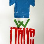 "Viva Italia" tirage limité de 7 estampes, sérigraphie artisanale, Hyperactivity Rocks 2016 