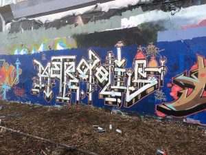 Metropolis, graffiti peint par Hyperactivity à Nancy le 29 décembre 2016