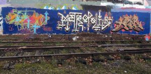 Metropolis, graffiti peint par Hyperactivity à Nancy le 29 décembre 2016