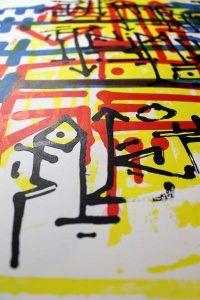 "Alphabet Sauvage", auto-édition de 12 estampes en sérigraphie artisanale et manuelle