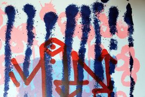 "Vandalisme", auto-édition de 10 estampes en sérigraphie artisanale et manuelle