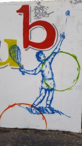 Décoration pour le Tennis Club de Sommerviller par Hyperactivity