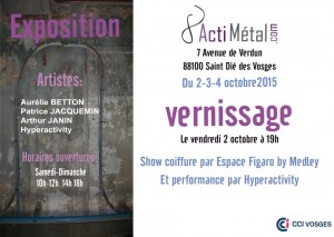 Exposition Actimetal Saint-Dié-des-Vosges avec Hyperactivity