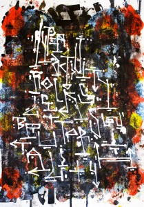 Brutality, peinture abstraite expérimentale