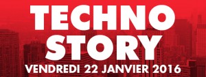 Peinture en direct d'Hyperactivity sur scène lors de la soirée electro Techno Story à l'Autre Canal à Nancy