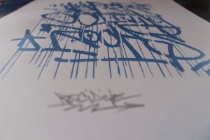 Récidive, estampe réalisée en sérigraphie d'art par Hyperactivity