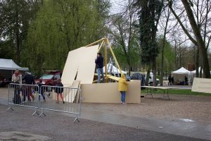 Peinture graffiti réalisée en live lors du Chill Up Festival à la Pépinière de Nancy par Hyperactivity Rocks, 2016