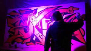 DJ Toxic (Kontakt Prod., Nancy) graffiti wild style par Hyperactivity Rocks 2016