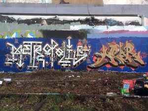 Metropolis, graffiti peint par Hyperactivity à Nancy le 29 décembre 2016