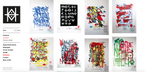 Boutique en ligne Hyperactivity Rocks vente d'estampes gravures serigraphies