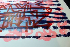 "Vandalisme", auto-édition de 10 estampes en sérigraphie artisanale et manuelle