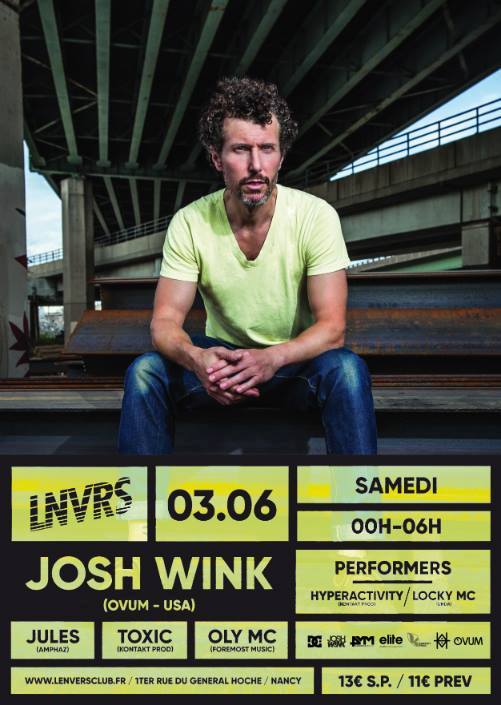 Graffiti Live Hyperactivity lors de la venue de Josh Wink à LNVRS le 3 juin 2017